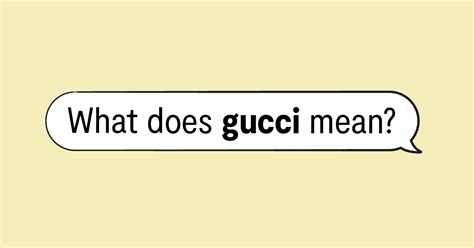 gucci portemonnee slang|Gucci meaning in fashion.